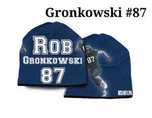 New England Patriots Beanie Lightweight Rob Gronkowski Design - Picture 1 of 1