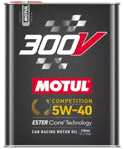 Aceite De Motor Motul 300V 5W40 Power 100% Sintético Racing 2 LT Nuevo - Imagen 1 de 2