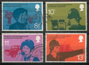 GB 1976 Centenary of the Telephone set SG 997-1000 used B599 *COMBINED POSTAGE* - Picture 1 of 1