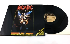 AC/DC For Those About To Rock 1982 Vinyl LP Record 12” Single UK Pressing OOP - Picture 1 of 4