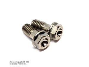Titanium Banjo Bolts For Formula The One RX RO Oro K24 Hydraulic Disc Brakes - Picture 1 of 2