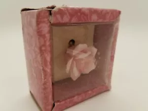 ❤️ Vintage Russ Moments and Memories Light Pink Rose Pin Brooch in Box - Picture 1 of 5