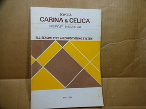 1978 Toyota Celica Carina Air Conditioning A/C Service Repair Manual Factory OEM - Picture 1 of 6
