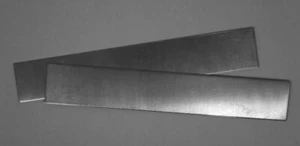 Nickel Silver Sheet / Bracelet Blanks 18ga 6" x 1" 1.02mm Pkg Of 2 - Picture 1 of 1