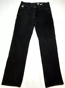 Jeans uomo Cinch Cole 38x38 nero lavaggio pantaloni western outdoor lavoro lavoro campeggio - Foto 1 di 13