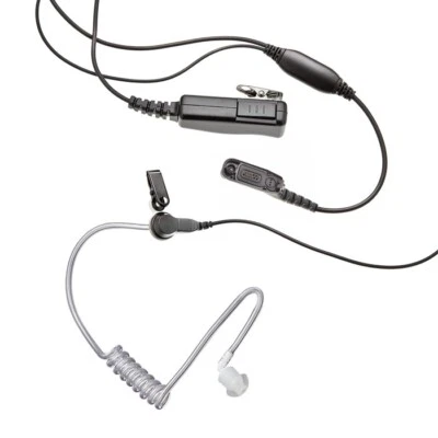 HEAVY DUTY ACOUSTIC TUBE EARPIECE FOR MOTOROLA DP3400 DP4800 RADIO - Image 1 of 4