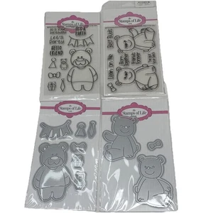 The Stamps Of Life Bear Bundle Stamps And Dies - Picture 1 of 9
