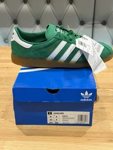 Adidas Munchen Celtic Subbuteo Retro Trainers Green/White UK9 BNIBWT - Picture 1 of 5
