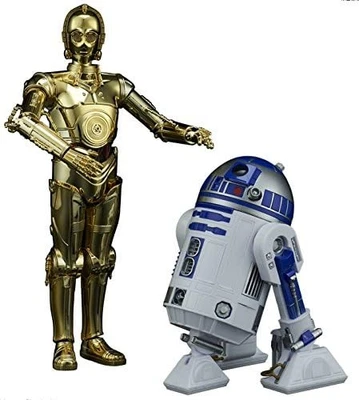 Star Wars The Last Jedi C-3PO R2-D2 1/12 Scale Plastic Model Kit Japan Bandai - Image 1 of 4