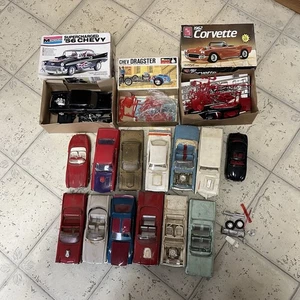 LOT of 15 Vintage 1960's AMT Built Promo Model Kit Cars TLC Junk Yard Projects - Bild 1 von 12