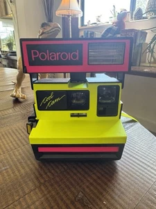 POLAROID 600 COOL CAM NEON PINK & YELLOW INSTANT FILM CAMERA - Picture 1 of 6