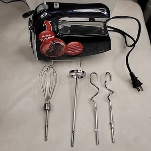 Hamilton Beach 6 Geschwindigkeiten Berst Handmixer mit Aufsätzen, Modell 62620T, Schüsselauflage - Bild 1 von 4