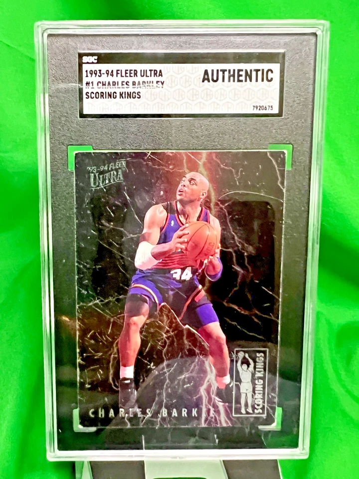 Charles Barkley 1993-94 Fleer Ultra Scoring Kings #1 SGC AUTÉNTICO Foto 1 de 1