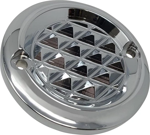 Cubierta de puntos Covingtons Diamondback cromada #C3095-C Harley Davidson Foto 1 de 1