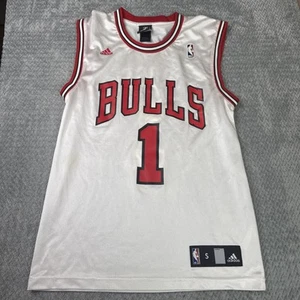 Adidas Derrick Rose Chicago Bulls Trikot Herren Größe Small weiß - Bild 1 von 11