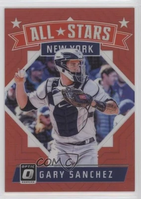 2018 Panini Donruss Optic All-Stars Red Prizm /99 Gary Sanchez #167 - Image 1 of 2
