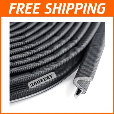 Sello de espuma negra para quitar la intemperie - Fácil instalación Foto 1 de 4