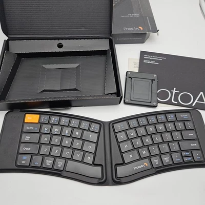 Protoarc Wireless Ergonomic Foldable  Keyboard XK03 Ultra Slim Travel, Black - Image 1 of 4