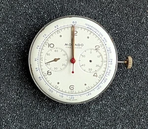 Esfera cronógrafo Movado Vintage M90/movimiento/manos/para piezas/no funciona - Imagen 1 de 5