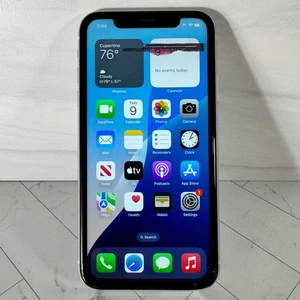 Smartphone Apple iPhone XR 64GB Blanco Desbloqueado Pantalla LCD agrietada #H252 - Imagen 1 de 16