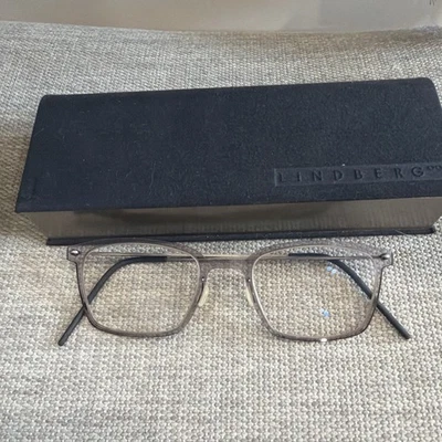 Lindberg Titanium Eyeglasses Model 071/dccj Size 49/20 Color 10 With Case - Image 1 of 4