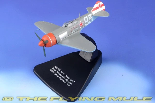 Oxford Diecast 1:72 La-7 Fuerza Aérea Soviética 156th GFAR Sergei Dolgushin Blanco 93 Foto 1 de 4