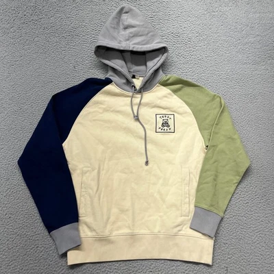 Teddy Fresh Sudadera con Capucha Adulto M Beige ColorBlock Sudadera con Capucha Oso Ropa de Calle Foto 1 de 4