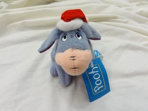 Disney Winnie the Pooh Friends ~ Eeyore adorno de Navidad peluche ~ nuevo con etiquetas - Imagen 1 de 10