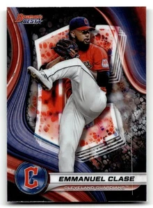 2024 Bowman's Best Emmanuel Clase #24 Cleveland Guardians - Picture 1 of 2