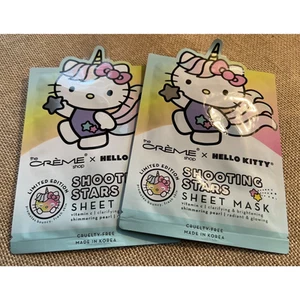 HELLO KITTY The Creme Shop Shooting Star Sheet Mask --Limited Edition--SET OF 2 - Picture 1 of 11