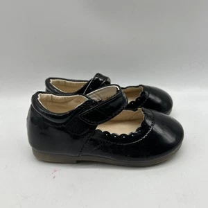 Meckior Shoes Baby Toddler Infant 23 Black Mary Jane Patent Leather Closed Toe - Picture 1 of 7