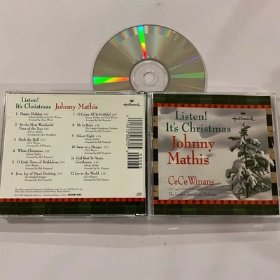 Johnny Mathis - Listen! It's Christmas CD 1999 Hallmark Christmas Pop - Image 1 of 3