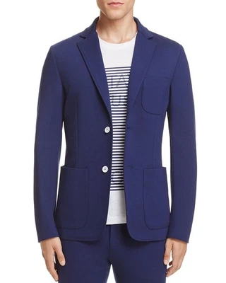 Z Zegna 男式修身性能球衣针织夹克 44 普通 IT54 - 全新带标签 — 第 1/4 张图片