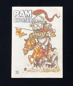 RAM CHARGER #15- Vtg 1969 Original Donruss Odd Rods Sticker Card -60's Humor - Picture 1 of 2