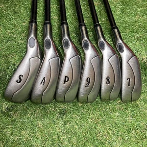 [Ladies / Callaway] ERC Ti Iron Set 6pcs 7-8-9-Pw-Aw-Sw Shaft IR-2000 Flex L - Picture 1 of 24