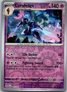 Ceruledge SV: Paldean Fates 040/091 Reverse Holo - Picture 1 of 2