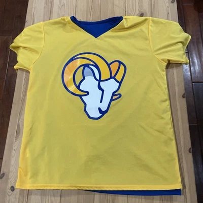 Camisa Jersey Los Angeles Rams Logo Reversible Talla Grande 2XL? Foto 1 de 4
