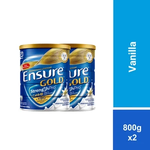 2 x Abbott Ensure Gold Vanille 800g für Mittelalter & Senioren SCHNELLER VERSAND - Bild 1 von 4