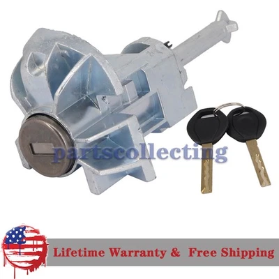 Driver Left Door Lock Cylinder Barrel w/ keys for 2001-2006 BMW 325i 325ci 325xi - Imagem 1 de 4
