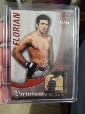 Kenny Florian 2010 Topps UFC Knockout Premium Pieces Patch Sick Relic #d /99 - Image 1 of 2