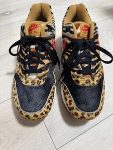 Nike Air Max 1 DLX Animal Pack AQ0928 700 US11 Safari Leopard & Zebra - Picture 1 of 11