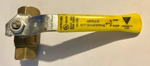 Apollo 64-100 Series Brass Ball Valve, Two Piece, Inline, Lever, 3/8" NPT Female - Picture 1 of 2