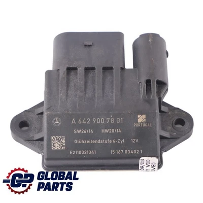 Glow Plug Mercedes W164 W211 W219 OM642 Relay Control Unit Module A6429007801 - Image 1 of 4