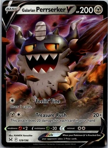 Galarian Perrserker V - Lost Origin Holo - Picture 1 of 2