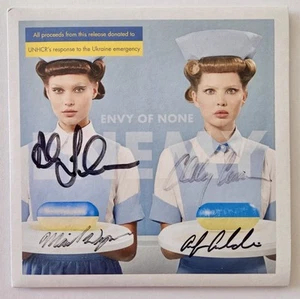 Envy Of None Vinyl Alex Lifeson (Rush) Signed Ukraine Benefit Blue/Yellow RARE!! - Picture 1 of 5