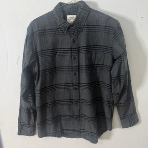 Lands End x Blake Shelton L 16-16 1/2 Collared Flannel Button Down Shirt Plaid - Picture 1 of 10