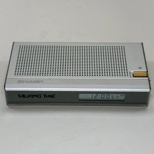 Vintage 1980s Sharp CT-660 Quartz Talking Time Alarm Clock | Very Nice! | Video - Foto 1 di 15