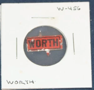 Tin Tobacco Tag, Worth - Picture 1 of 1