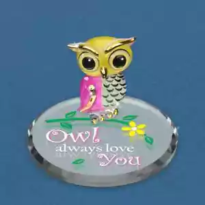 Glasbaron ~ ""Owl Always Love You"" S2 354-LY - Bild 1 von 1