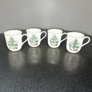 SET of 4-NIKKO CHRISTMASTIME Mugs #479362 10oz Christmas Mugs FREE SHIPPING - Picture 1 of 9